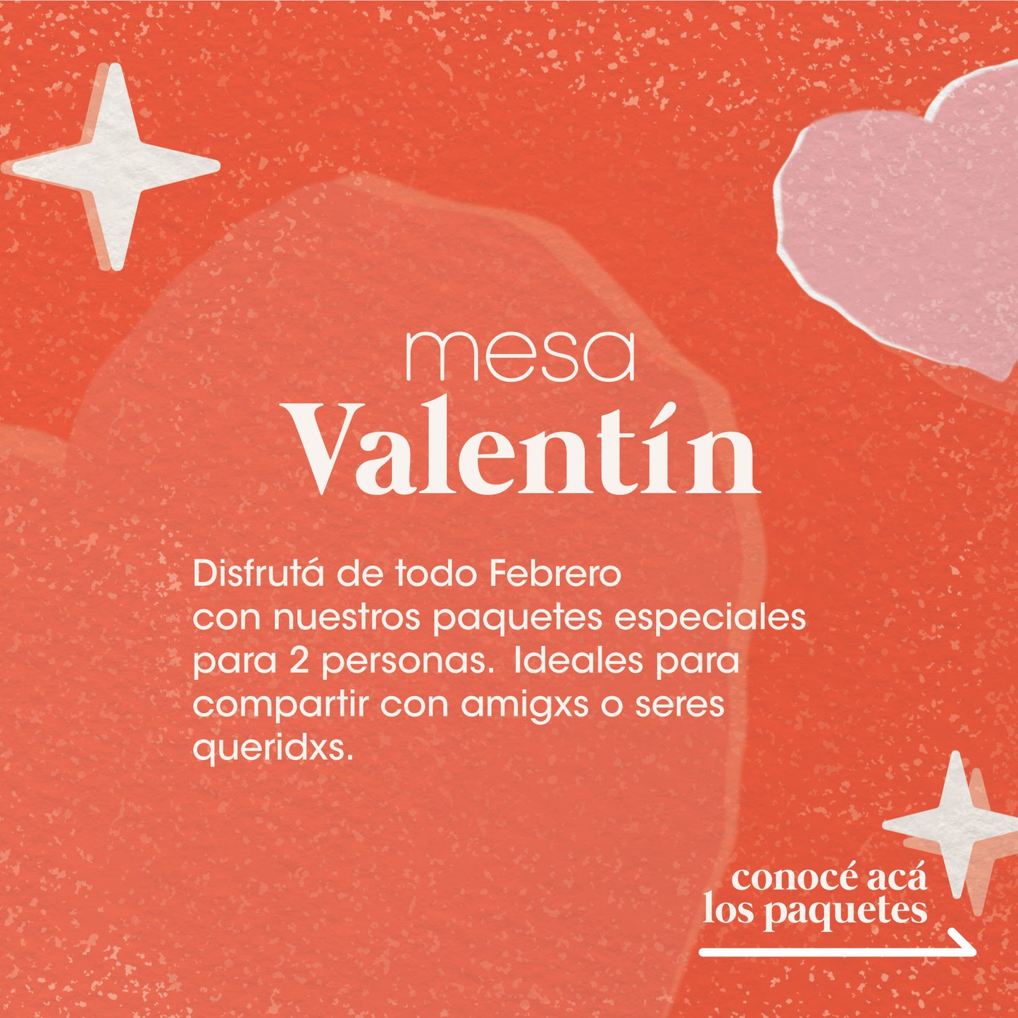 Menú de San Valentín